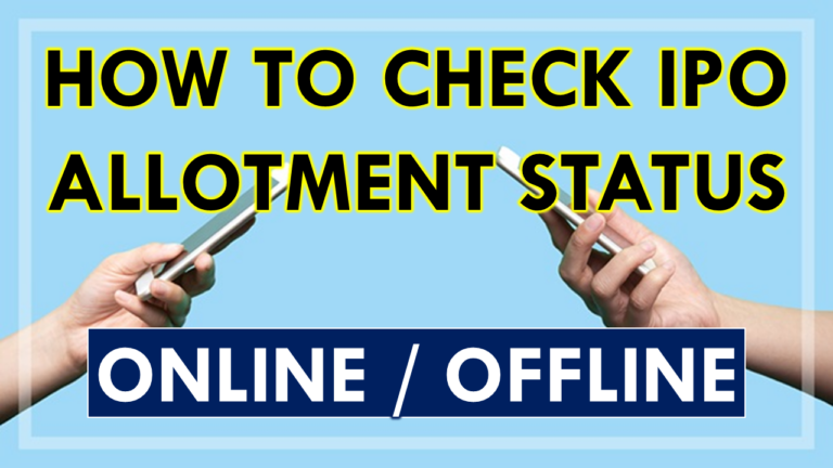 IPO ALLOTMENT STATUS 2022, HOW TO CHECK IPO ALLOTMENT (EASY STEPS)