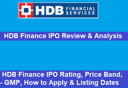  HDB  Financial  Services IPO from HDFC Bank Review Listing 