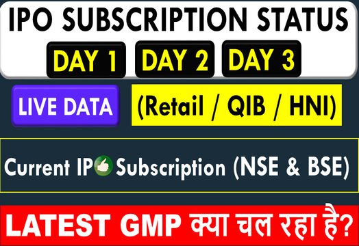 IPO Subscription status Live data