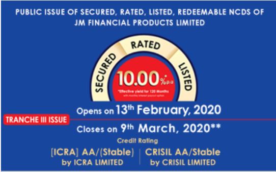 JM Financial NCD Feb 2020