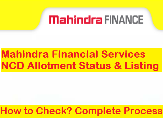 Mahindra Finance NCD Allotment
