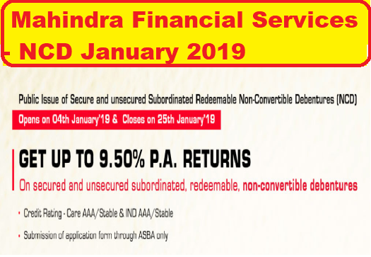 Mahindra Finance NCD