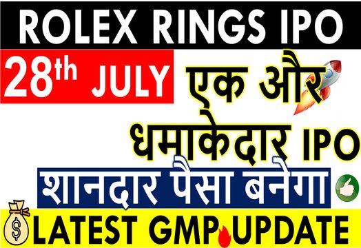 Rolex Rings IPO GMP TODAY (LIVE DATA) Latest Grey Market Premium Updates