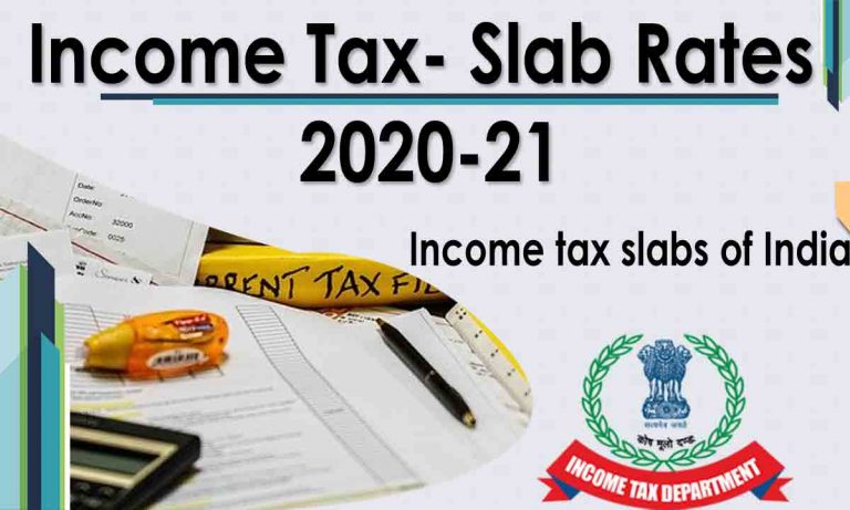 Income Tax Slab Rates FY 2020-21 in India